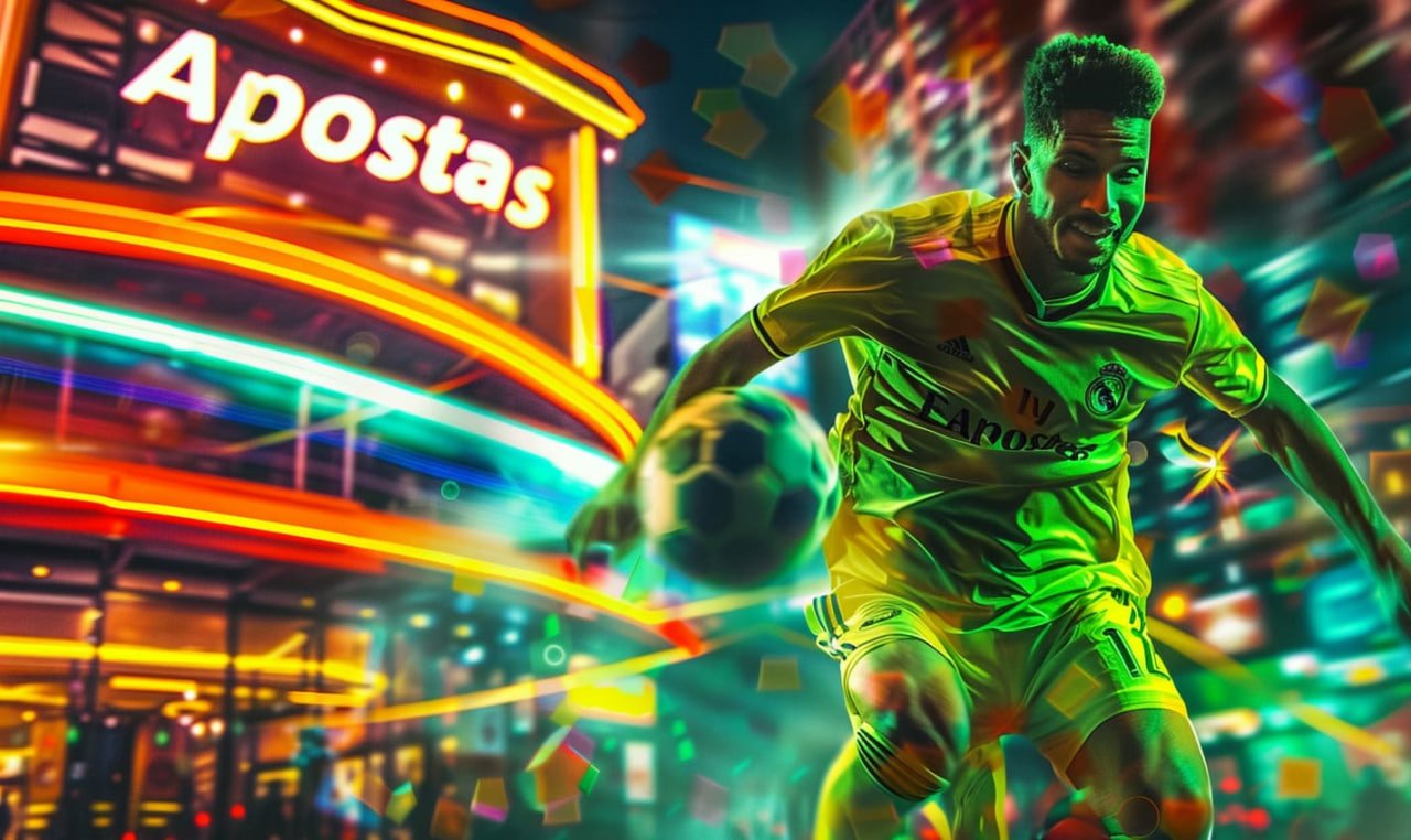 Kartu fitur afctogel dengan nuansa neon